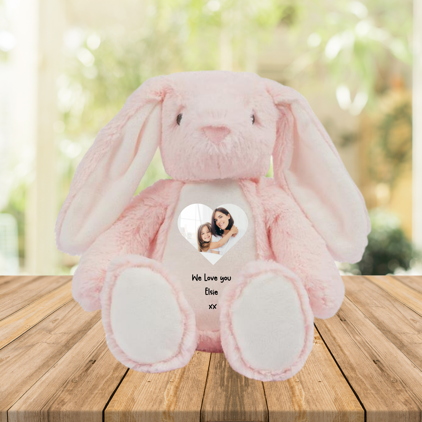 Personalised Bear – Custom Photo & Text Soft Toy