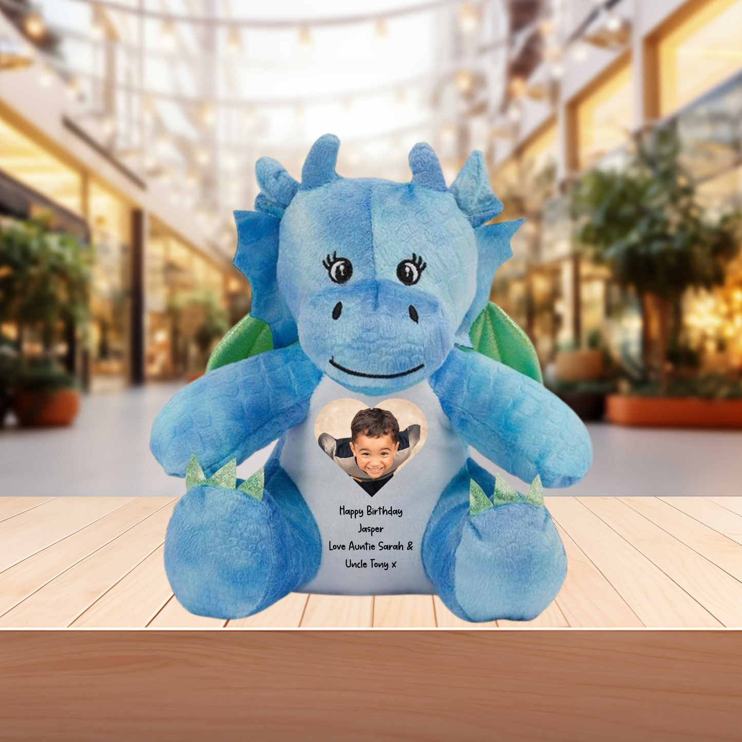 Personalised Bear – Custom Photo & Text Soft Toy