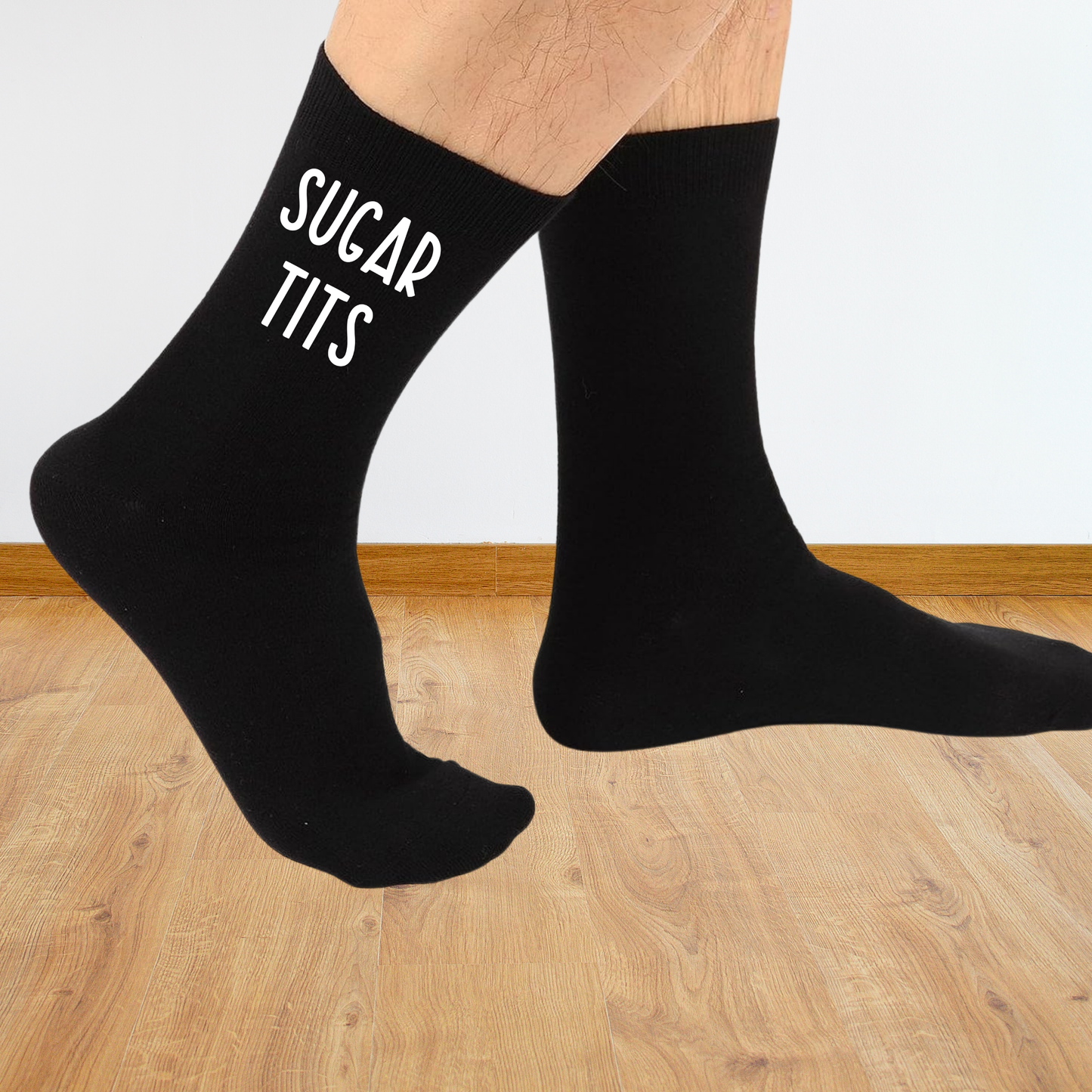 Funny Custom Text Socks - Unisex Novelty Gift