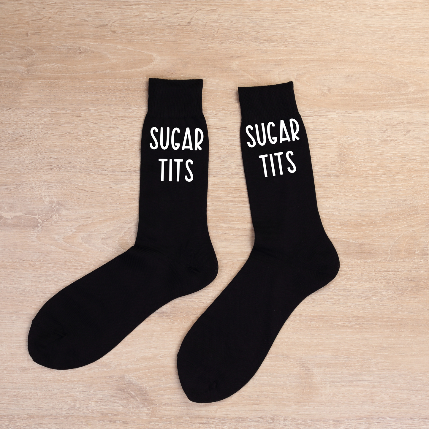 Funny Custom Text Socks - Unisex Novelty Gift