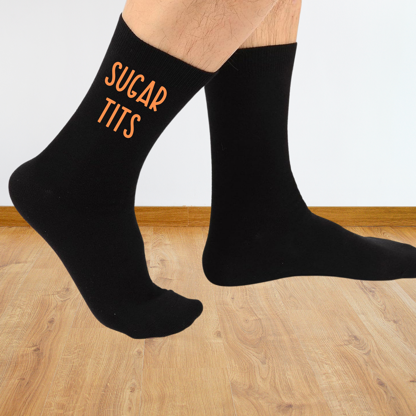 Funny Custom Text Socks - Unisex Novelty Gift