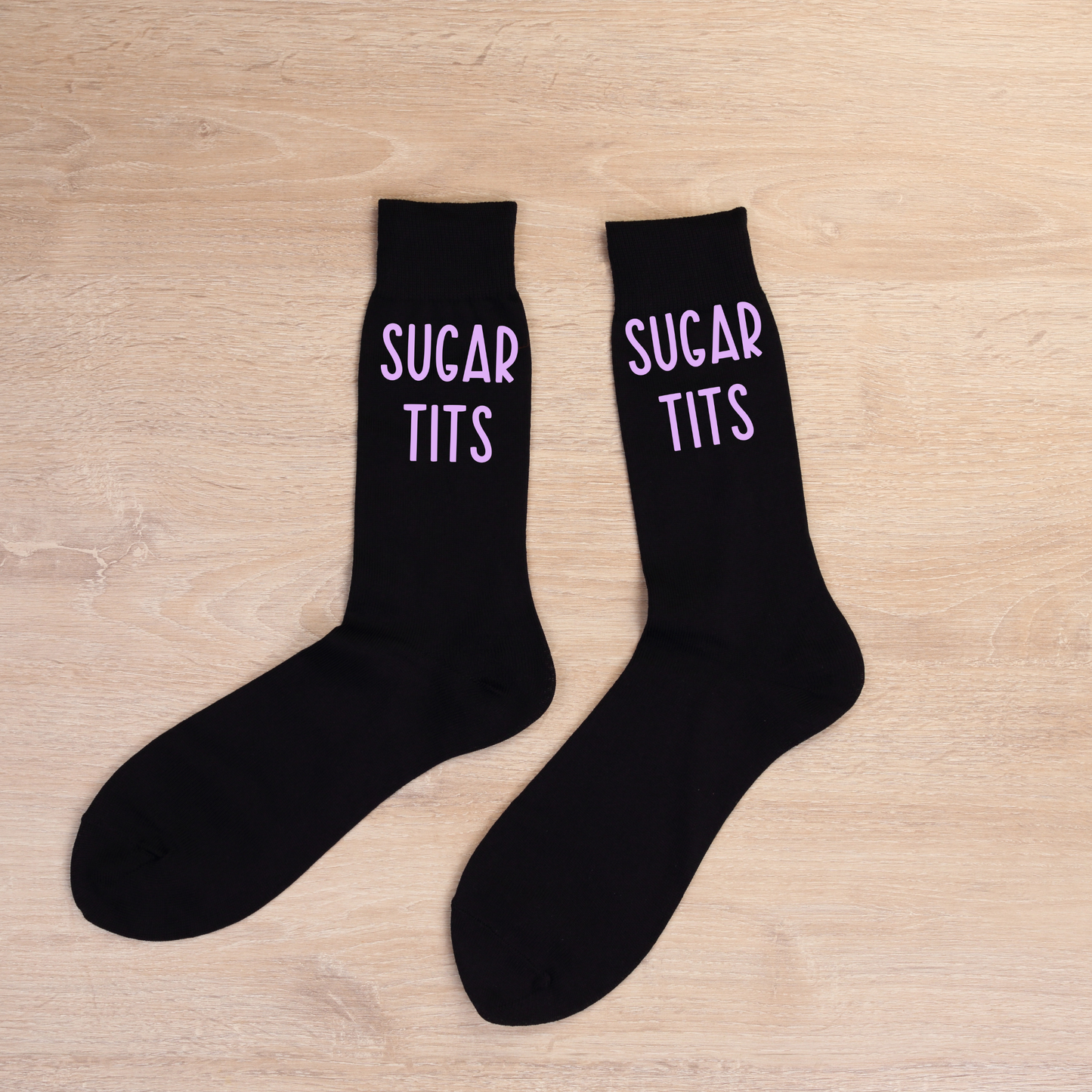 Funny Custom Text Socks - Unisex Novelty Gift