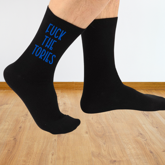 Funny Custom Text Socks - Unisex Novelty Gift