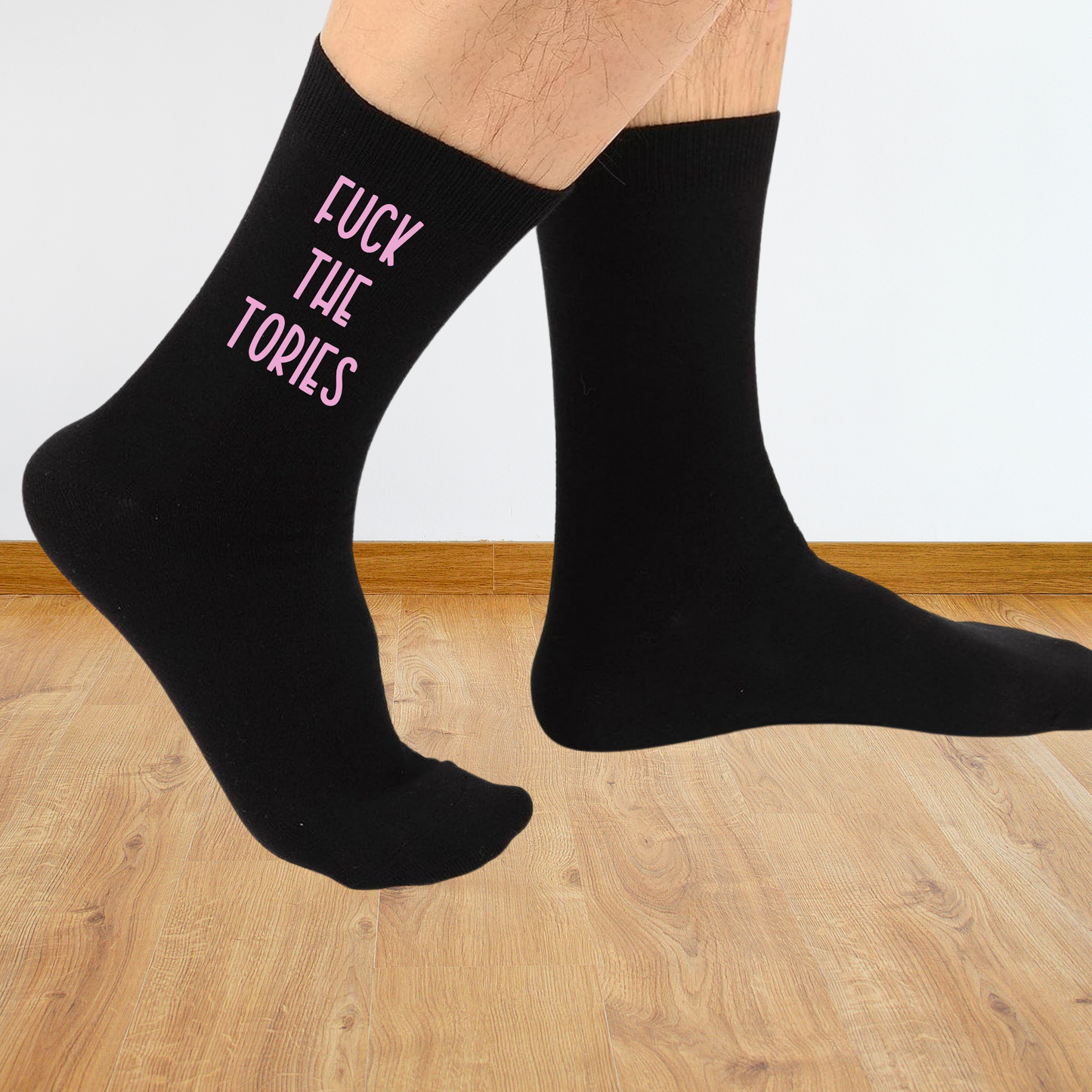 Funny Custom Text Socks - Unisex Novelty Gift