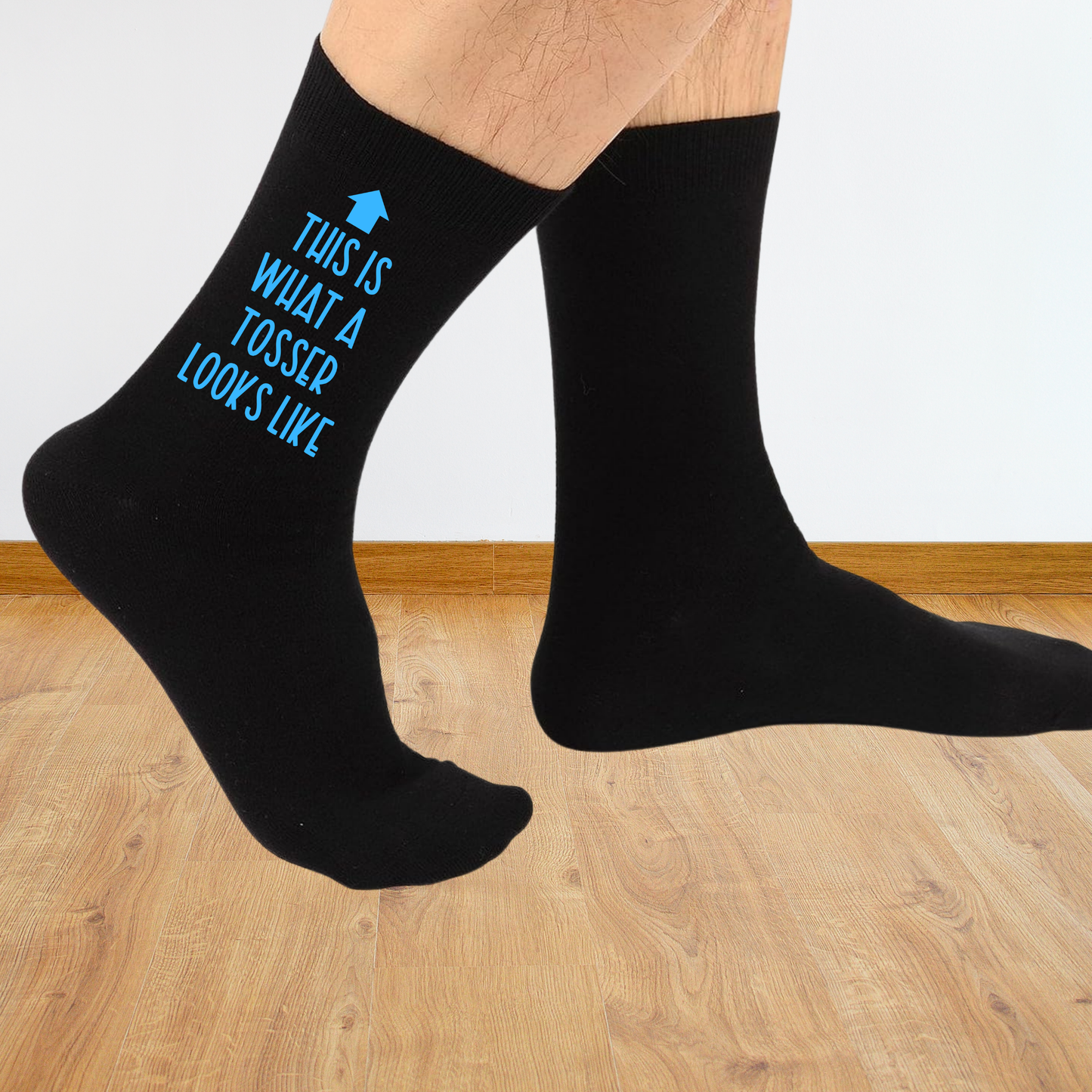 Funny Custom Text Socks - Unisex Novelty Gift