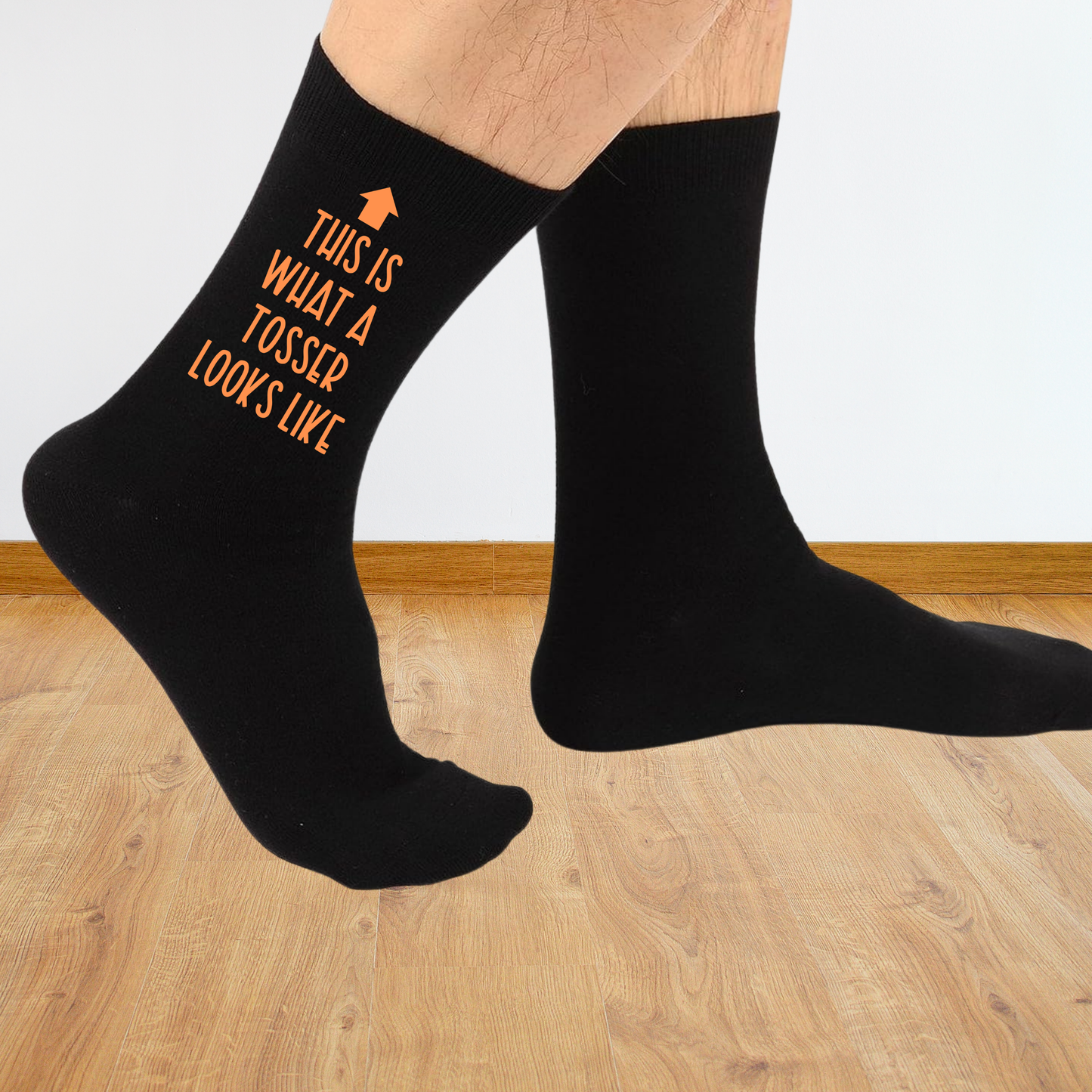 Funny Custom Text Socks - Unisex Novelty Gift