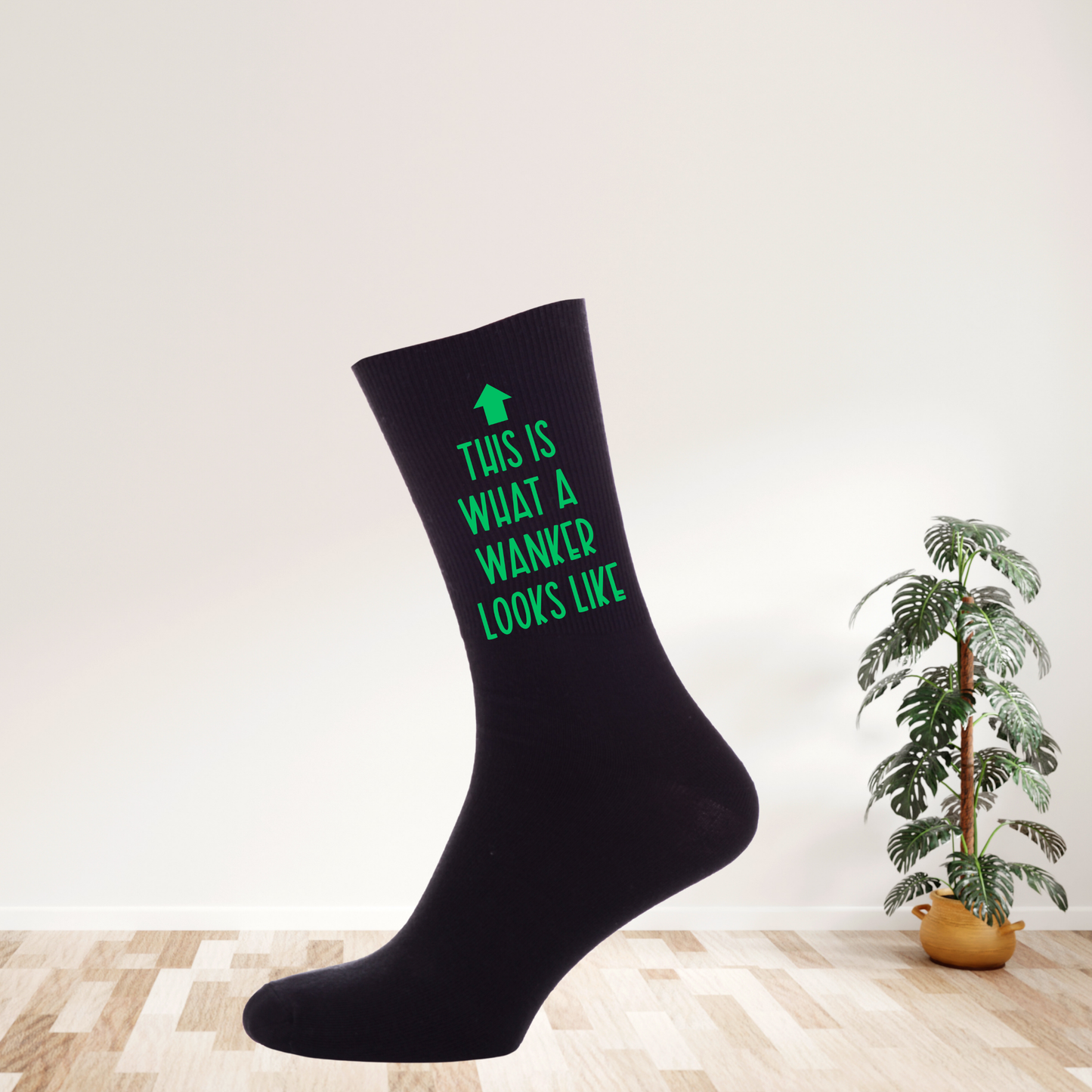 Funny Custom Text Socks - Unisex Novelty Gift