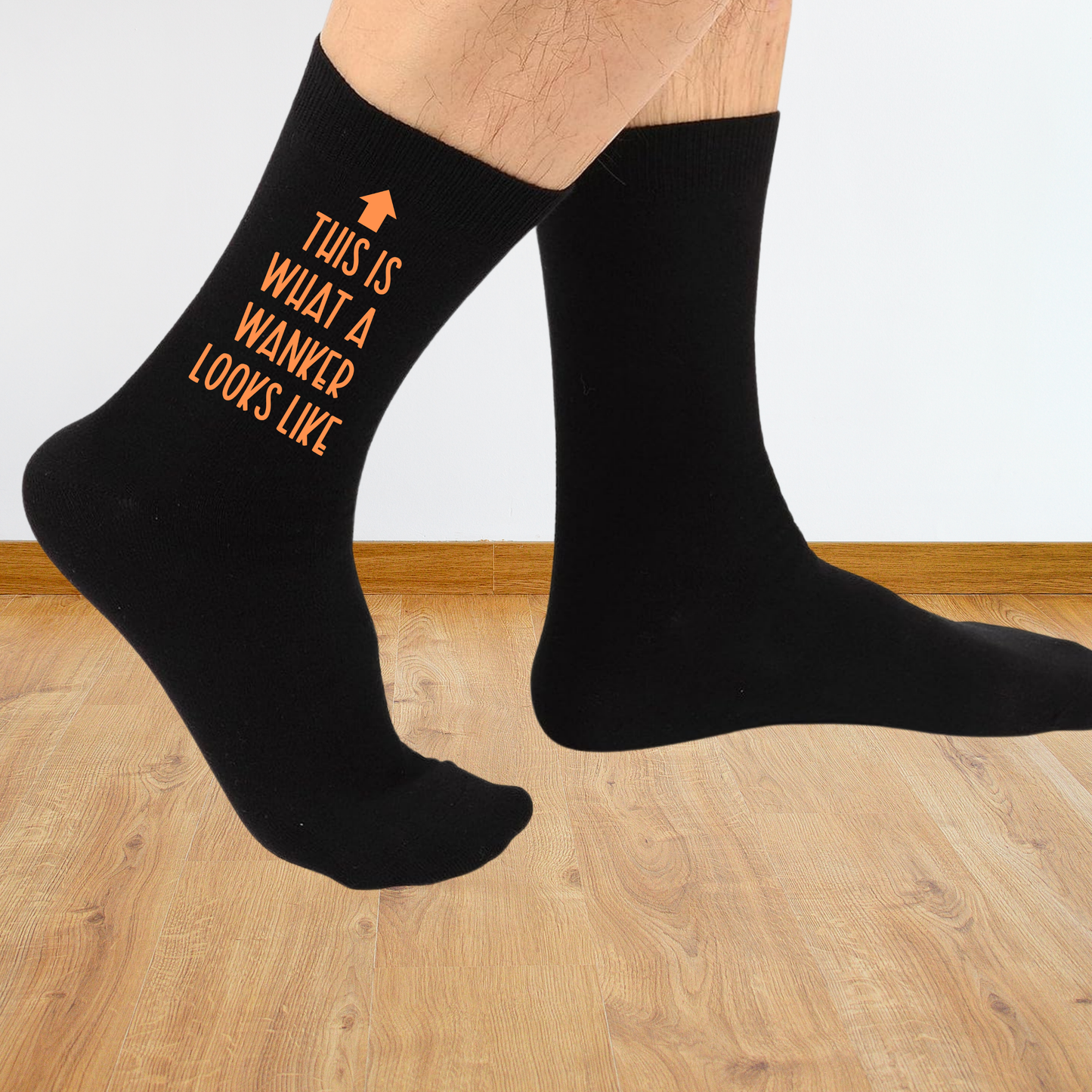 Funny Custom Text Socks - Unisex Novelty Gift