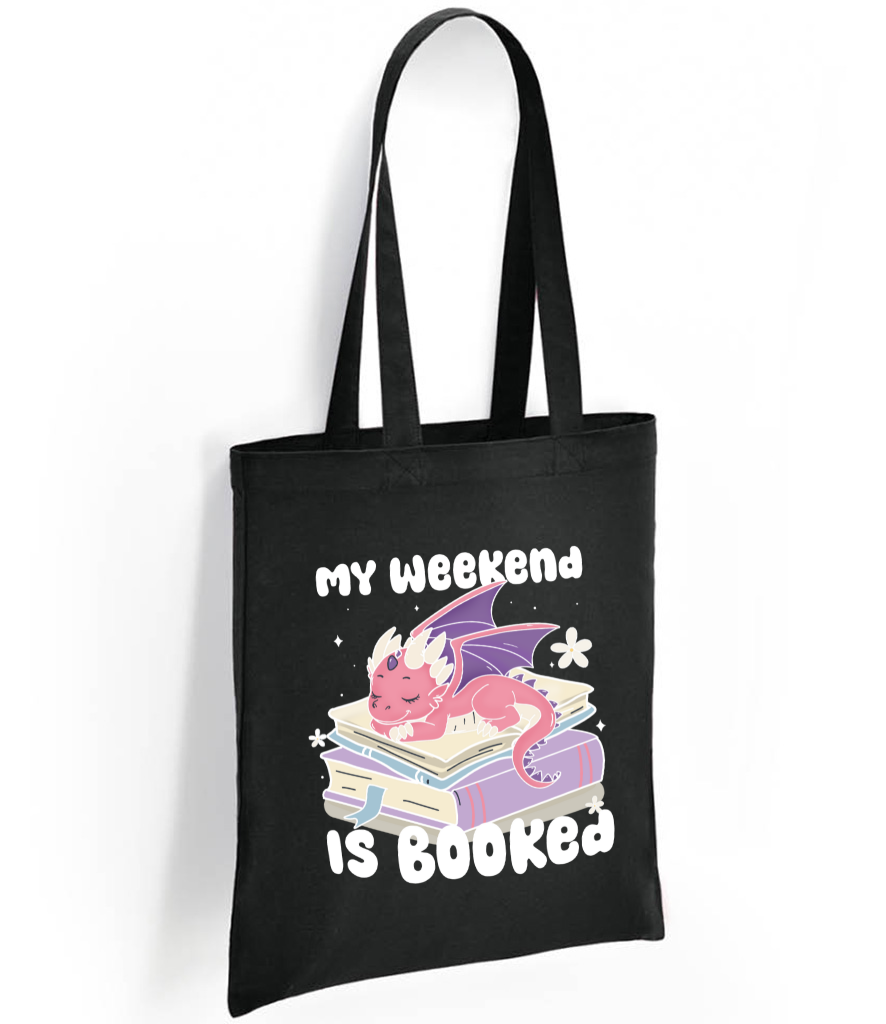 My weekend is booked Tote Bag